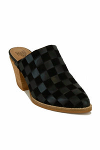Beast Fashion - Women's Angela Checkerboard Mule