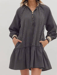Entro - Margorie Striped Mini Dress