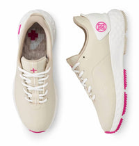 G/Fore Women's Mg4+ Shoe in stone - women's shoe - detail view
