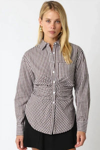 Olivaceous - Vanessa Gingham Shirt