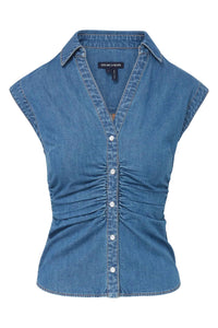 Veronica Beard - Sera Denim Button-down Shirt