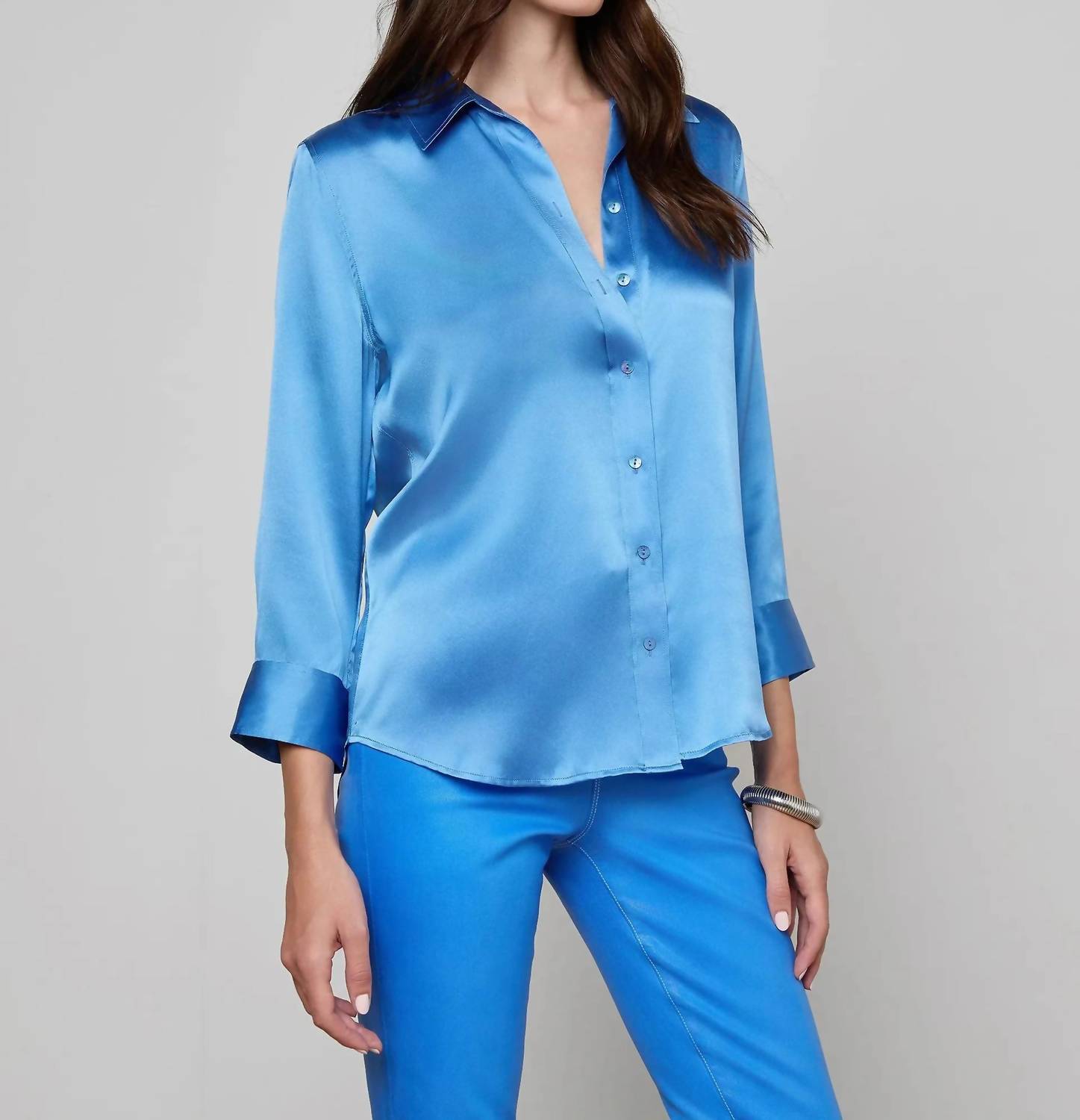 L'Agence - Dani Silk Blouse