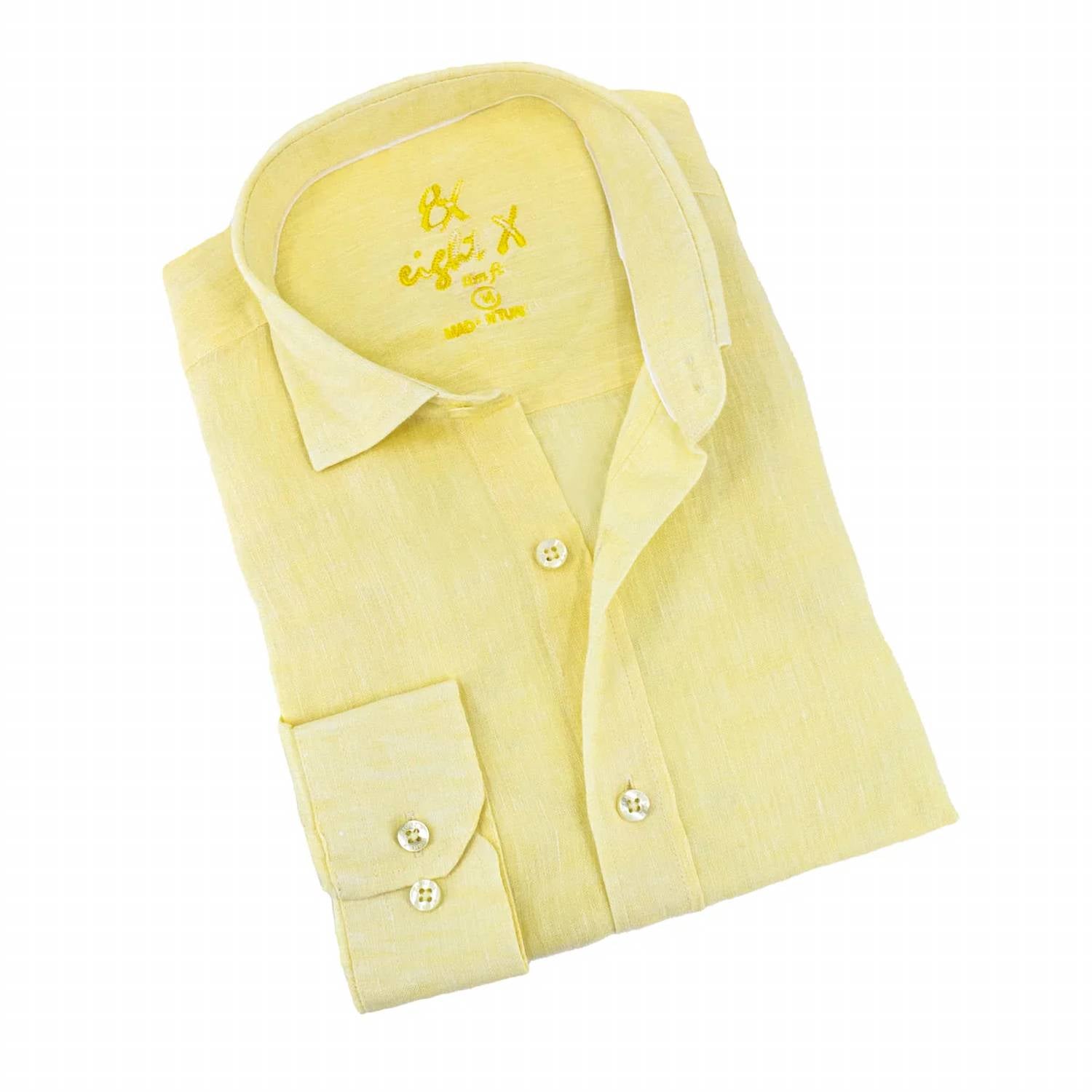 Eight X - Men's Linen Button Down Shirt