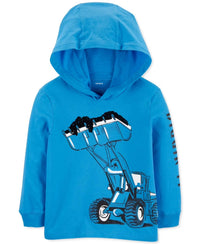 Carter'S - Toddlers Boys Construction Print Cotton T-shirt