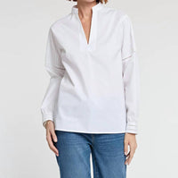 Hinson Wu - Gabrielle Long Sleeve Pintuck Detail Top