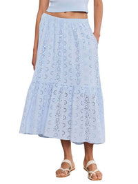 Velvet By Graham & Spencer - Amelia Cotton Eyelet Skirt