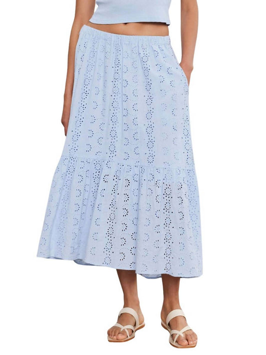 Velvet By Graham & Spencer - Amelia Cotton Eyelet Skirt