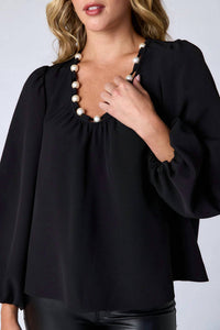 Crosby By Mollie Burch - Rowan V-neck Blouse