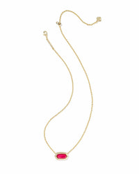 Kendra Scott - Women's Elisa Bezel Short Pendant Necklace