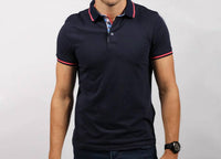 Eight X - Polo Shirt With Red Trim