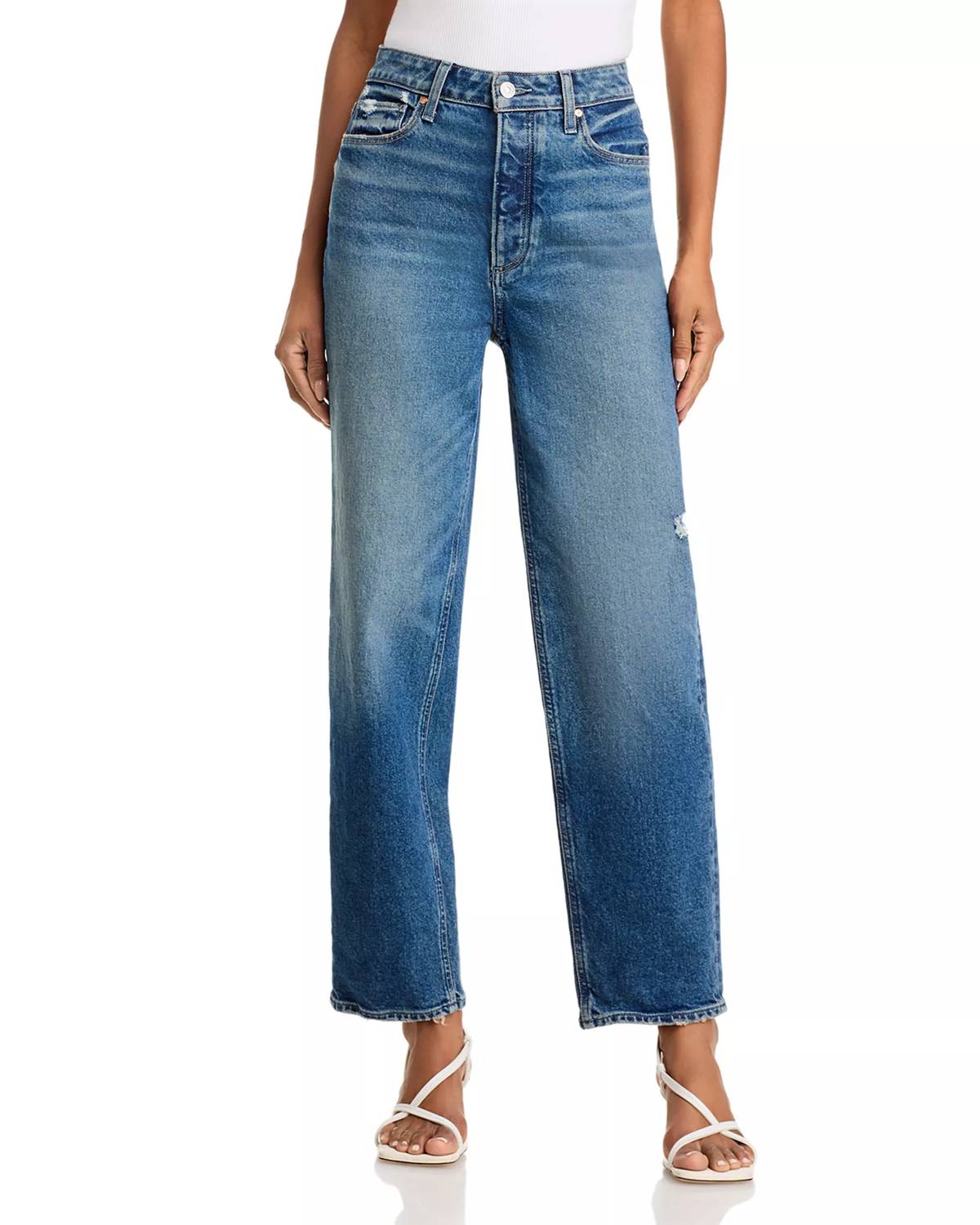 Paige - Alexis High Rise Ankle Barrel Jeans