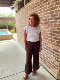 Ivy Jane - Linen Crop Pant