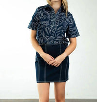 Never A Wallflower - Split Neck Top
