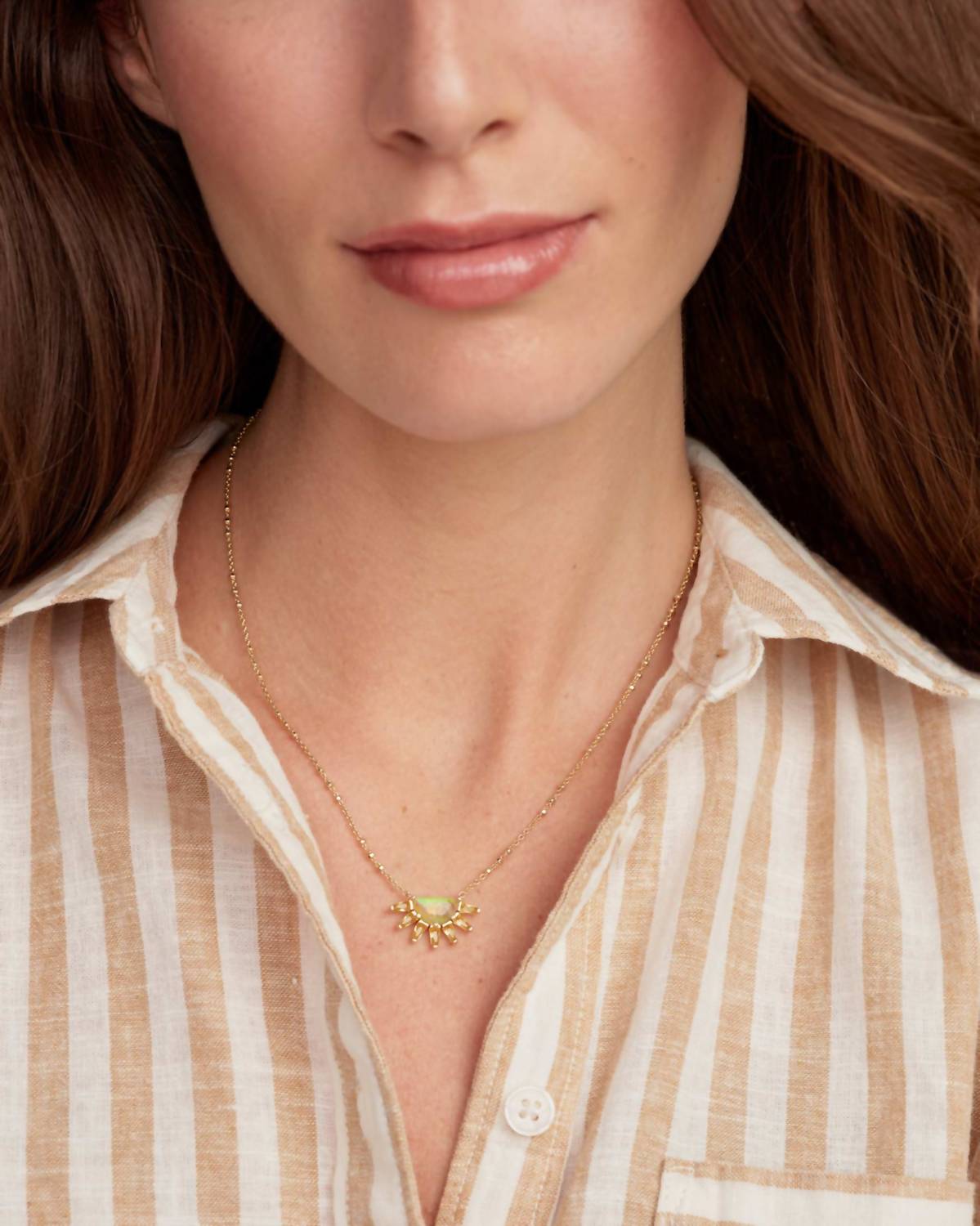 Kendra Scott - Samantha Sun Pendant Necklace