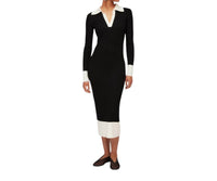 Fifteen Twenty - Belle Ribbed Polo Midi Dress