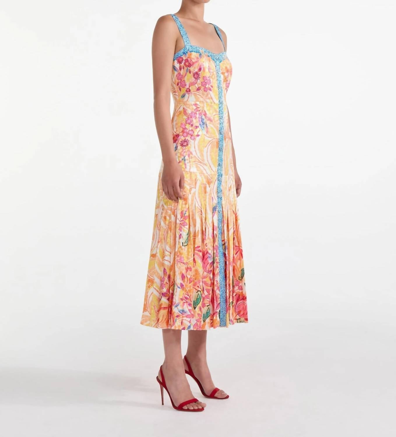 Saloni - Karen Midi Dress