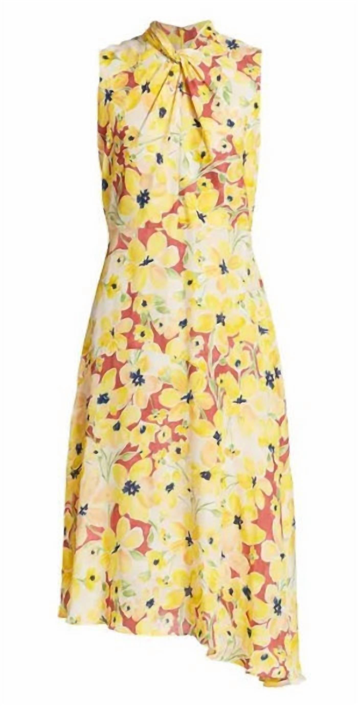 Elie Tahari - Women's Naomi Floral Silk Midi Dress