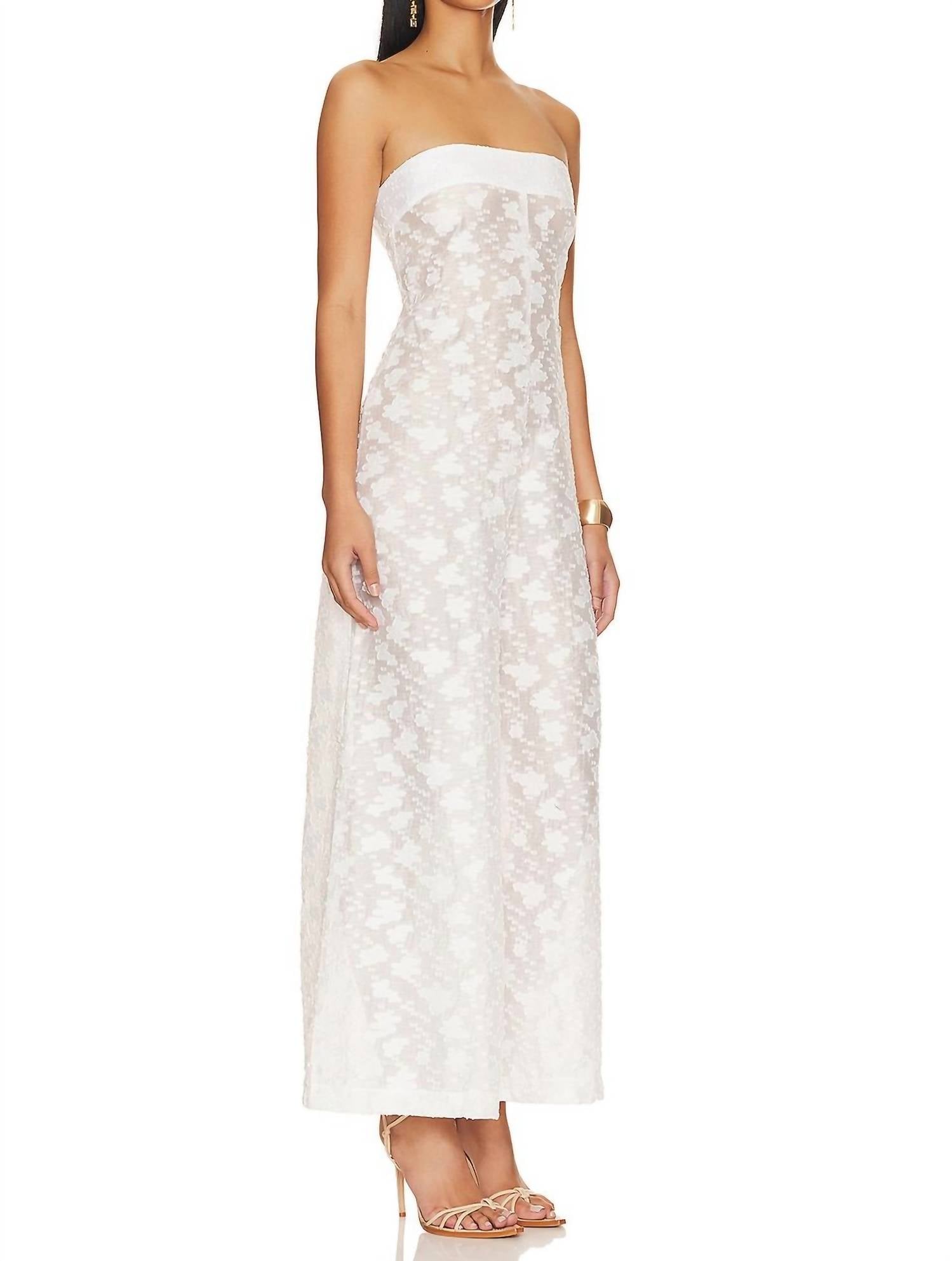 Rumer - Strapless Billie Jumpsuit With Lining