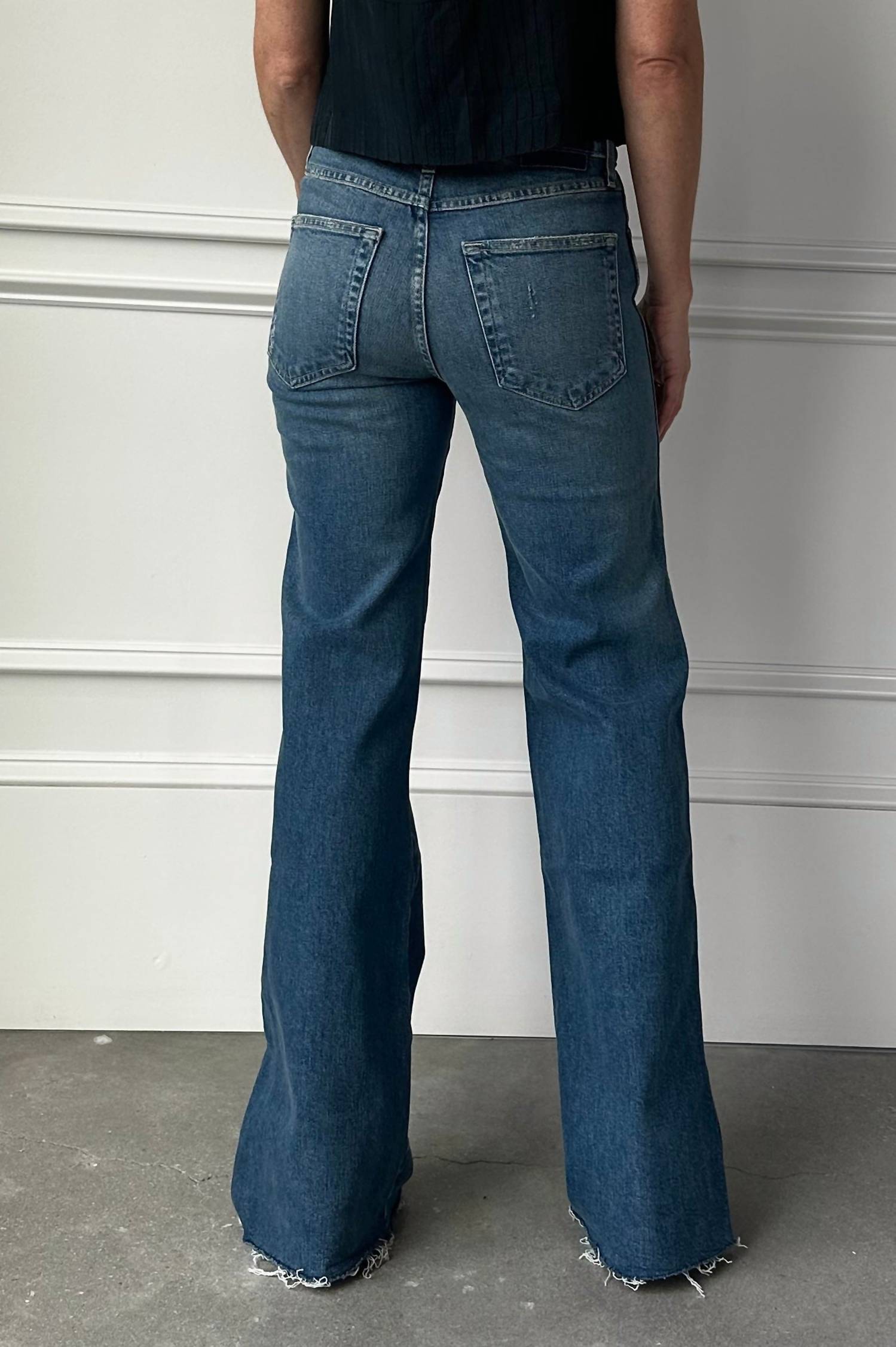 Amo - Georgia Split Flare Jeans