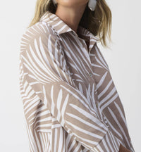 Joseph Ribkoff - Casual Knee Length Shirt Dress