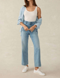 Faherty - Stretch Terry Patch Pocket Ankle Pant