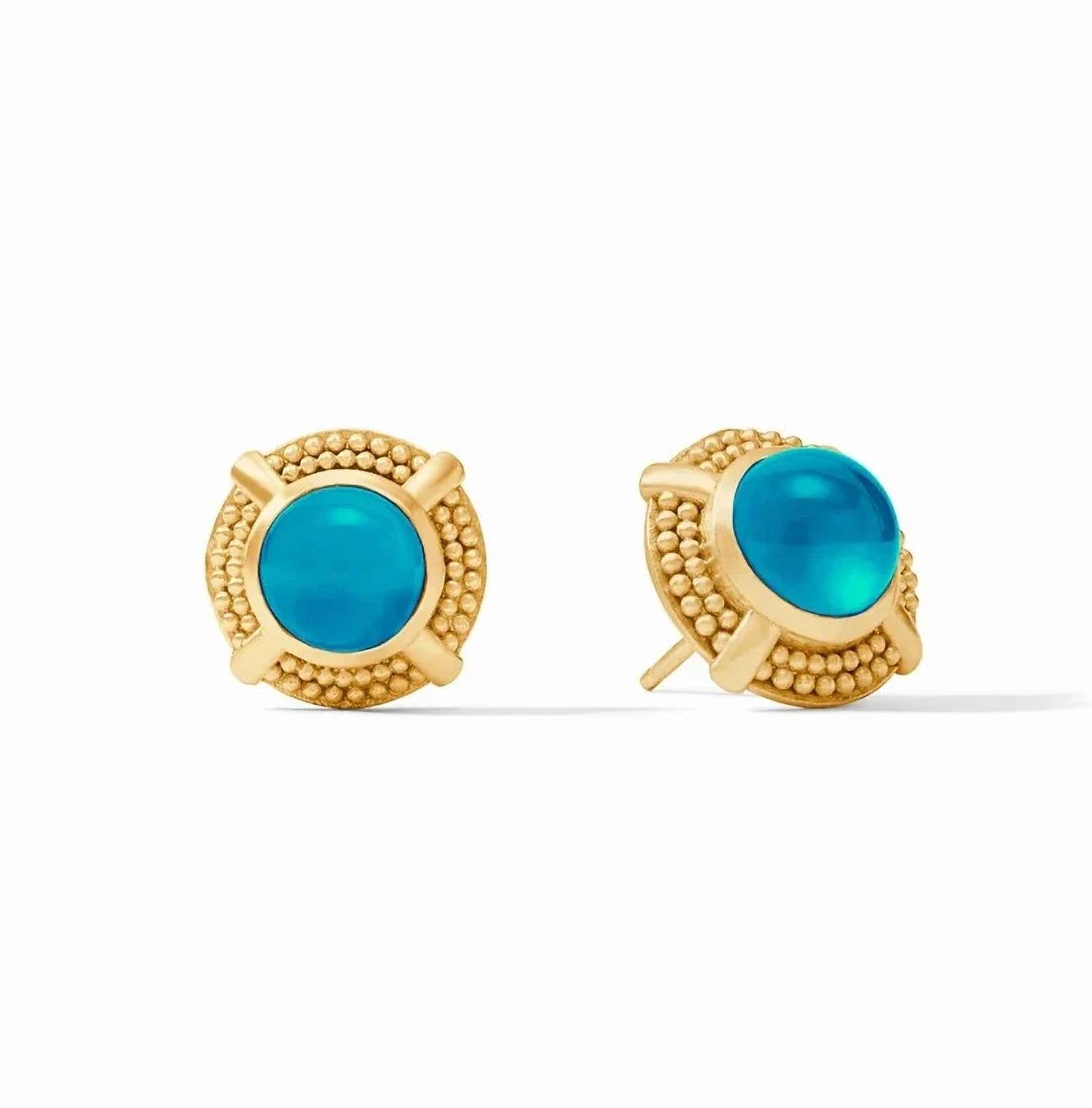 Julie Vos - Women's Cabochon Stud Earrings