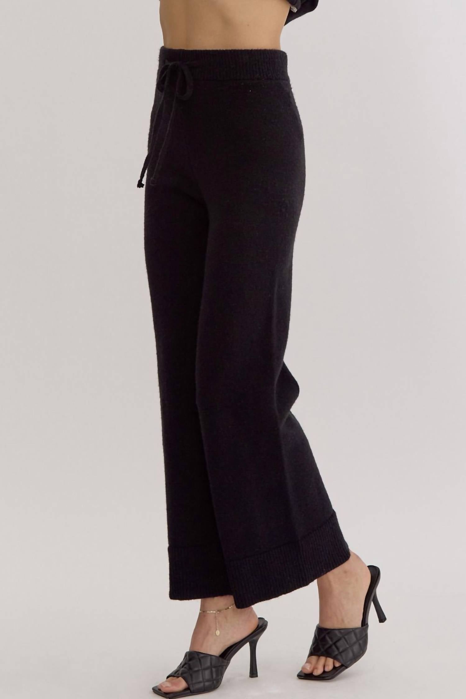 Entro - Knit Drawstring Pants