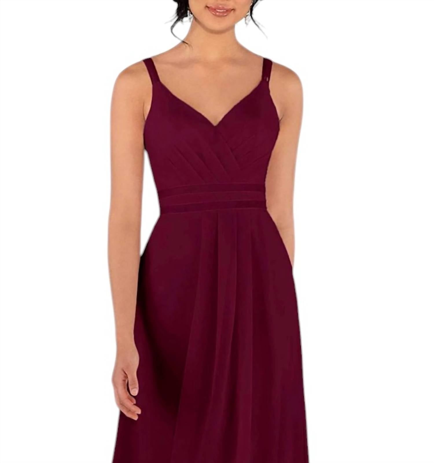 Sorella Vita - Classic Bridesmaid Dress with Velvet Detail