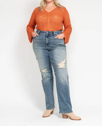 Judy Blue - High Waist Dad Straight Jeans