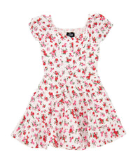 Flowers By Zoe - Dara Short Sleeve Floral Dress