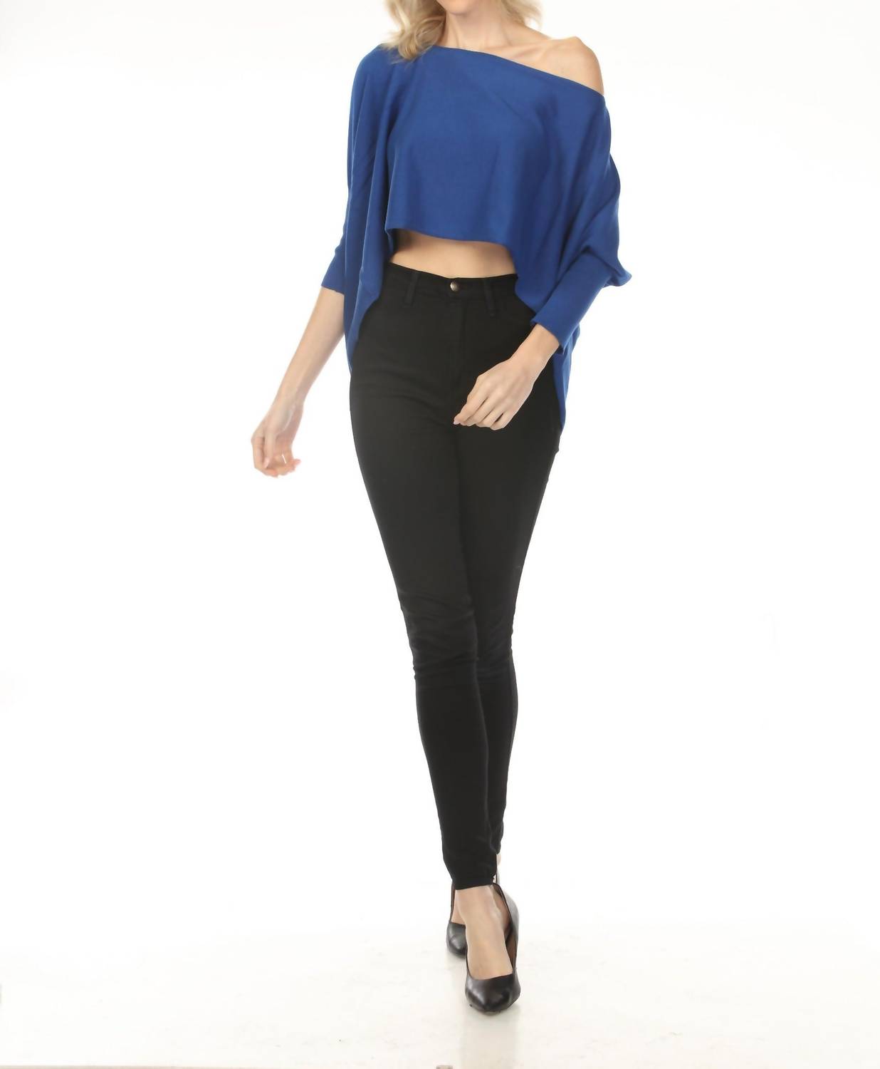Isle By Melis Kozan - 2 Way Cropped Sweater Top