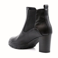 RUBY LEATHER ANKLE BOOTIE