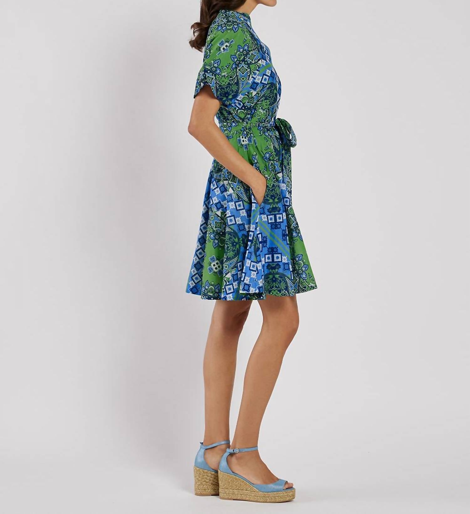 Jude Connally - Paisley Dress Cotton Voile