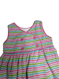 Squiggles - Girl's Button Back Fish Dress