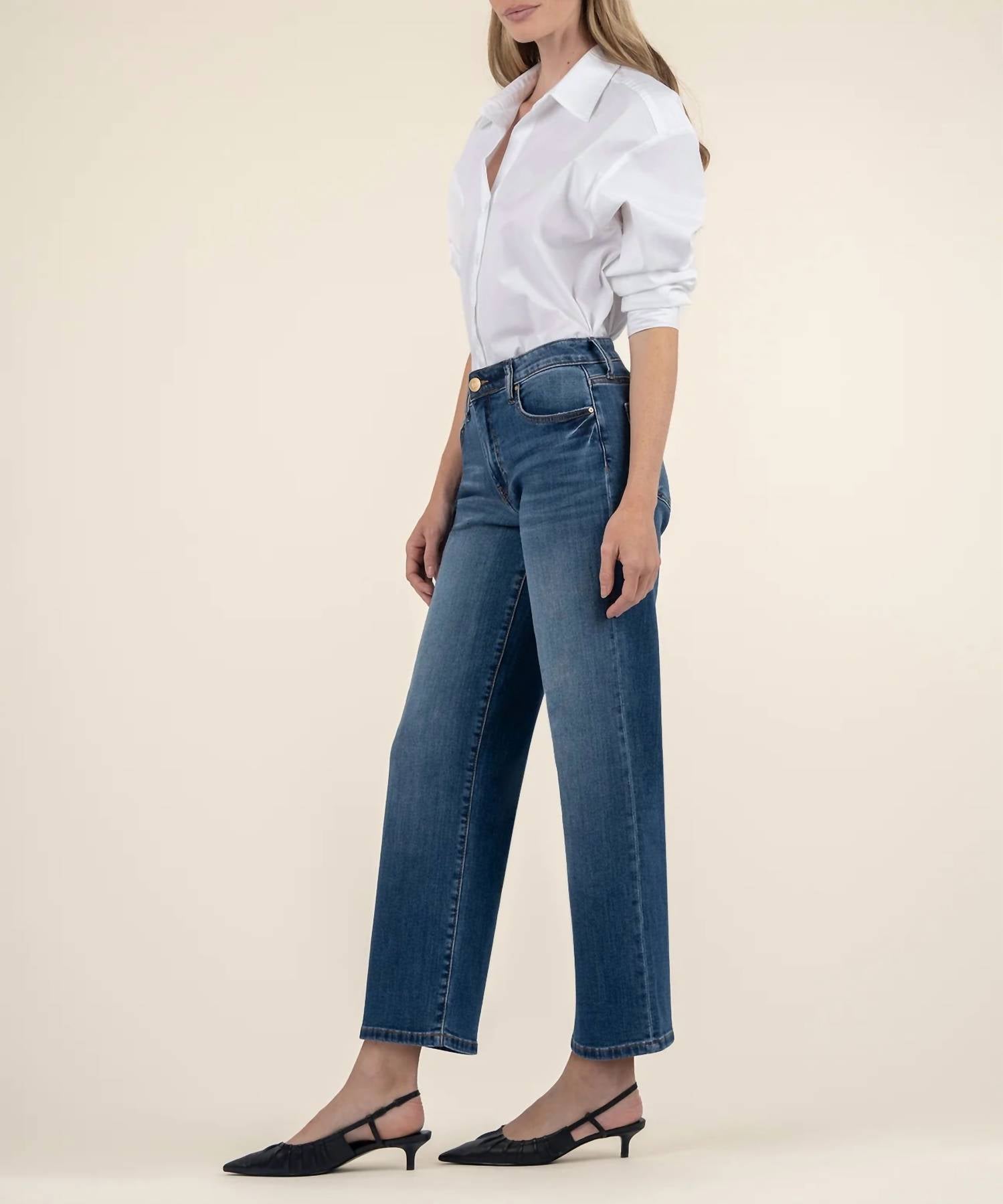 Kut From The Kloth - Charlotte High Rise Wide Leg Jean