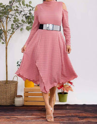 Karen T Design - Bubble Textured Midi Dress