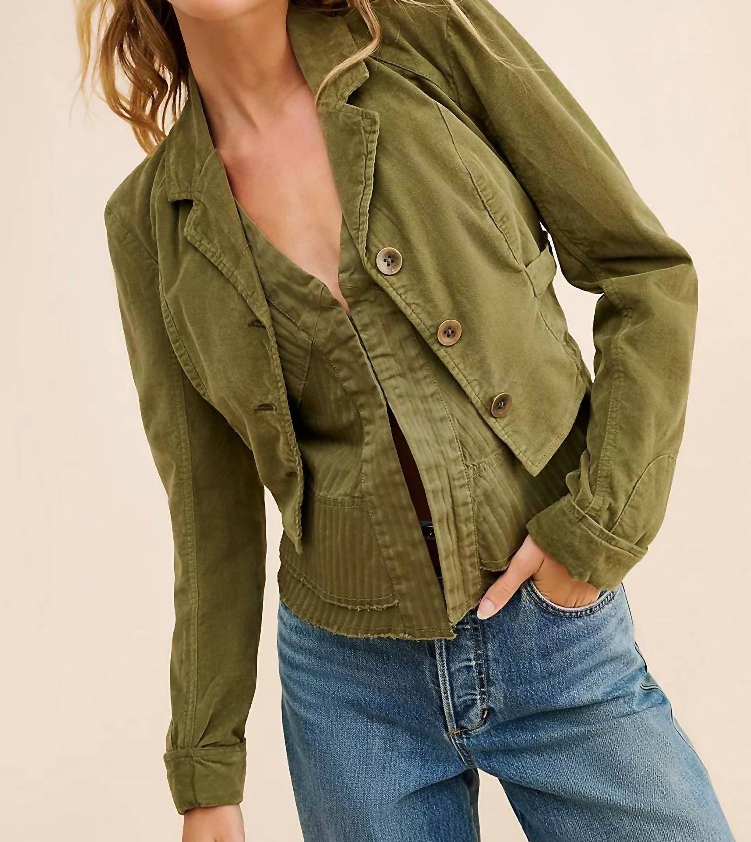Free People - Orly Cord Heritage Jacket