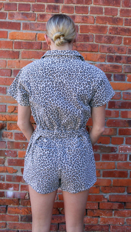 Gilli - Leah Leopard Romper