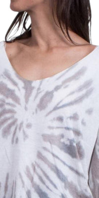 Gigi Moda - Petunia Scoop Neck Tie Dye Sweater