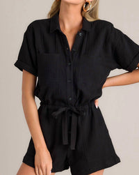 Z Supply - Lookout Short Sleeve Gauze Romper