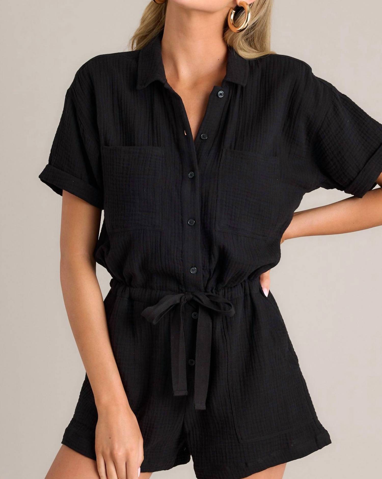 Z Supply - Lookout Short Sleeve Gauze Romper