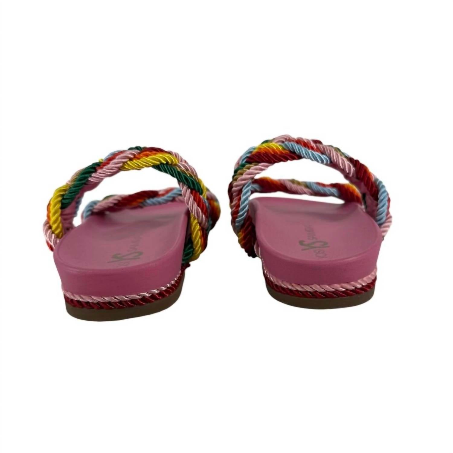 YOSI SAMRA Women's Michelle Multi Rope Shoe in pink - women's sandal - view 4