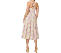 Mystree - Floral Tiered Midi Dress