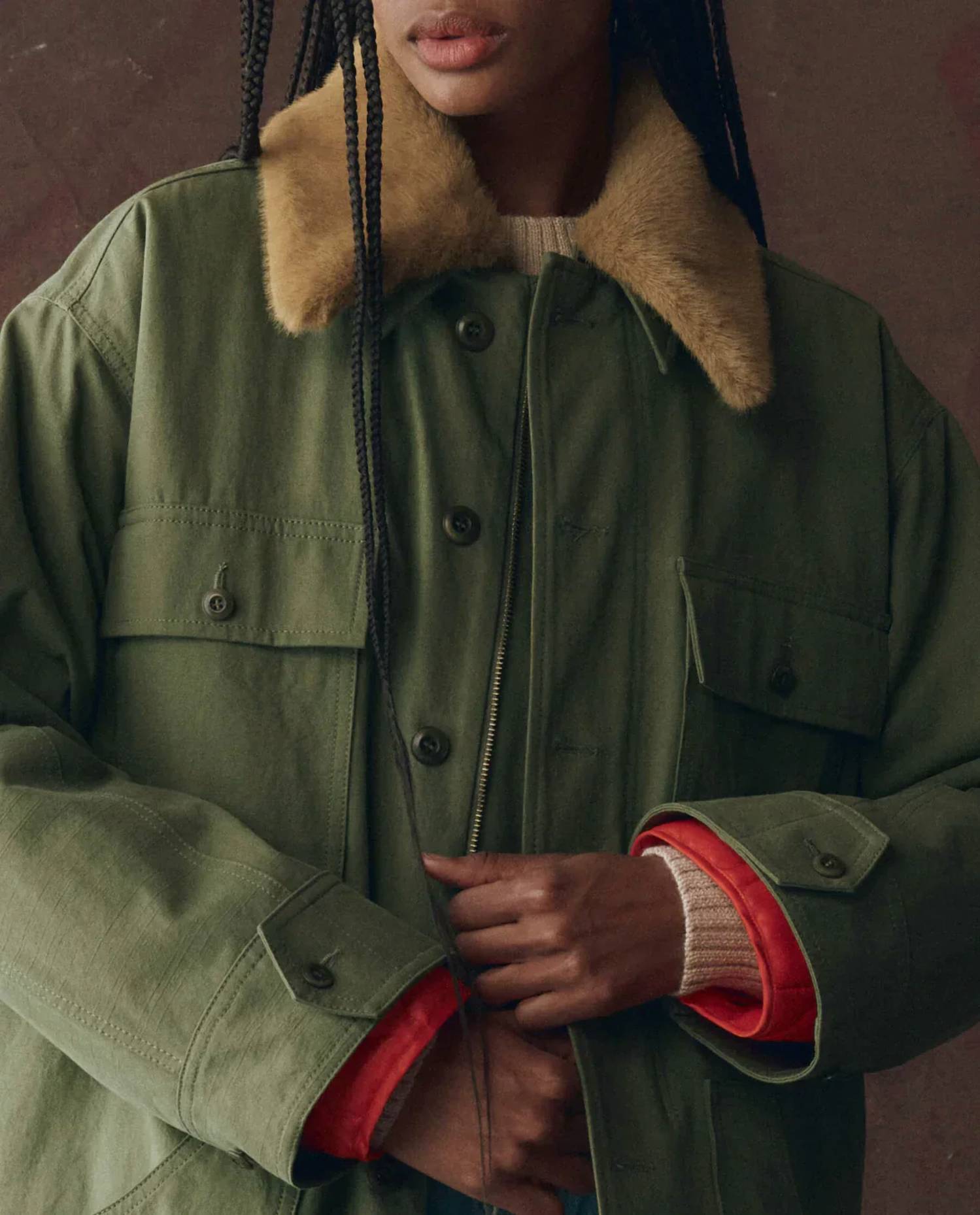 The Great. - Quilted Liner Parka Jacket