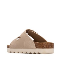 Xti Women's Refresh Suede Sandals in beige - women's sandal - alternate view