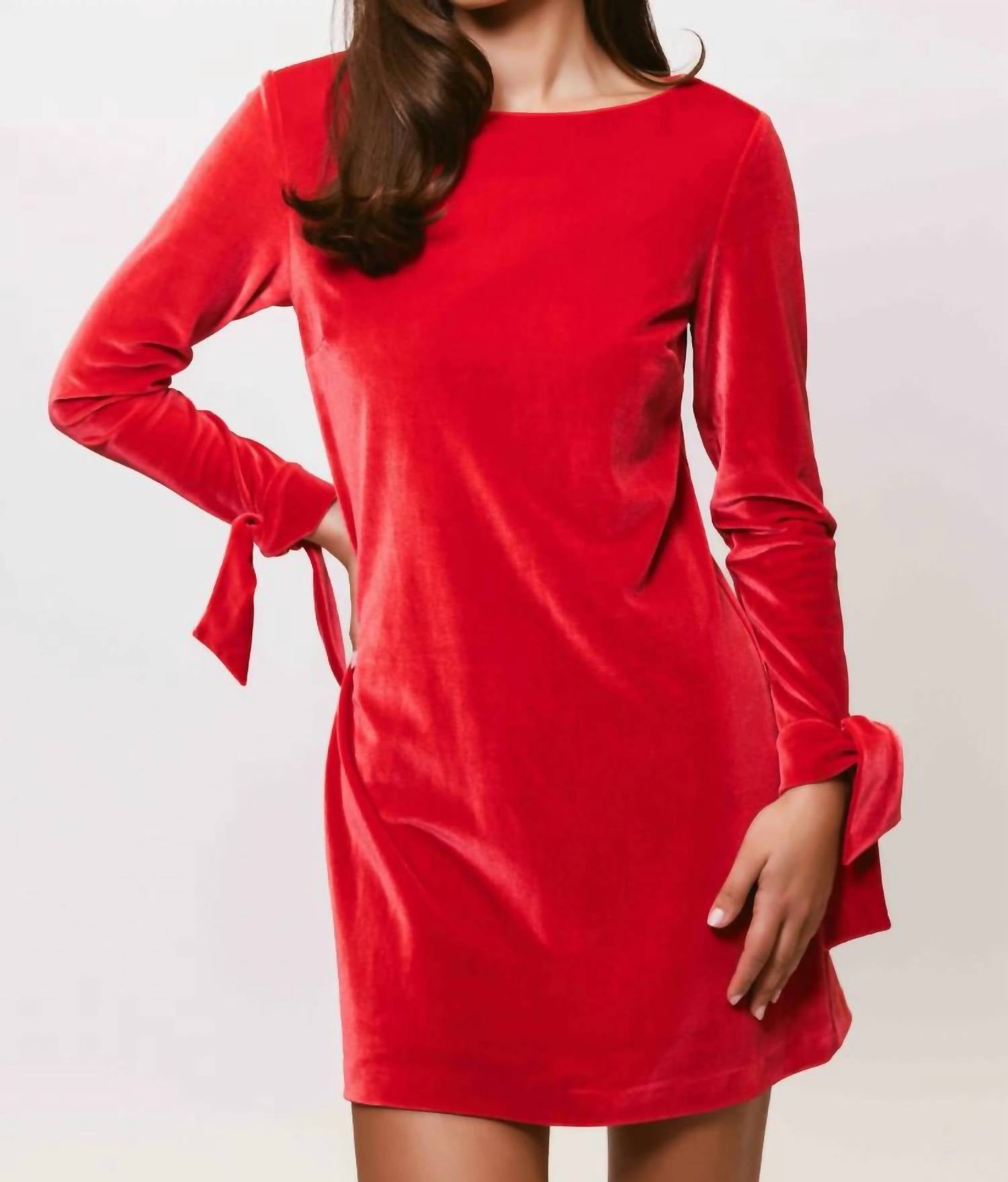 hutch Shelby dress in red - women's dress