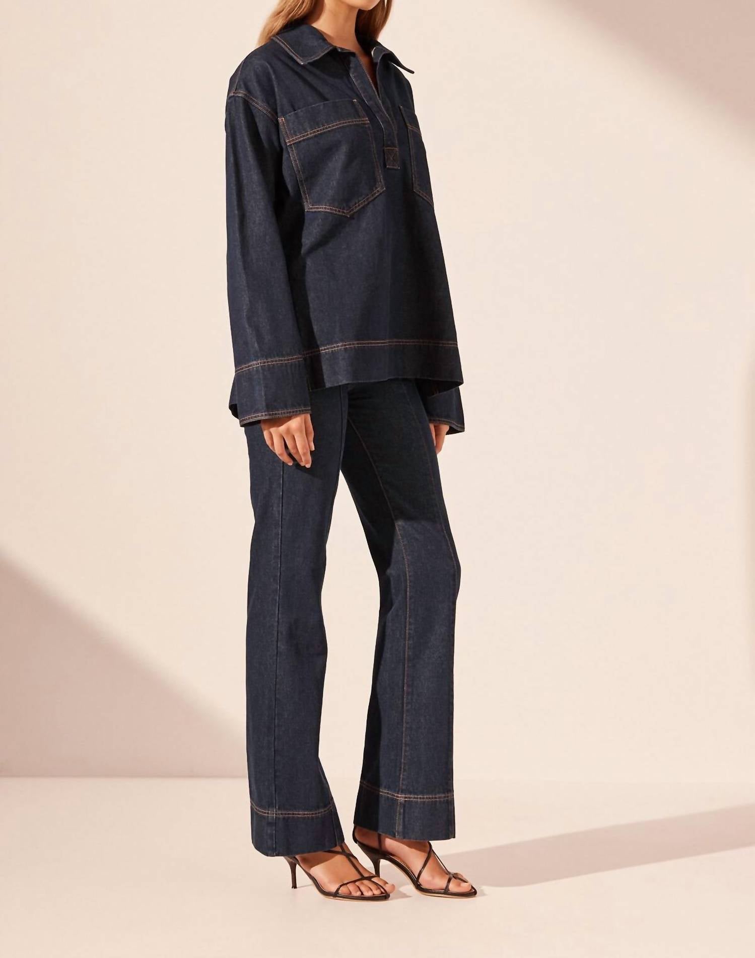 Shona Joy - Rita Patch Pocket Shirt