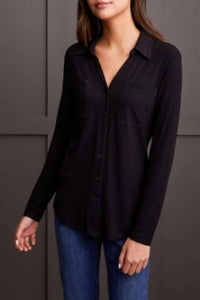 Tribal - Button Down Knit Top