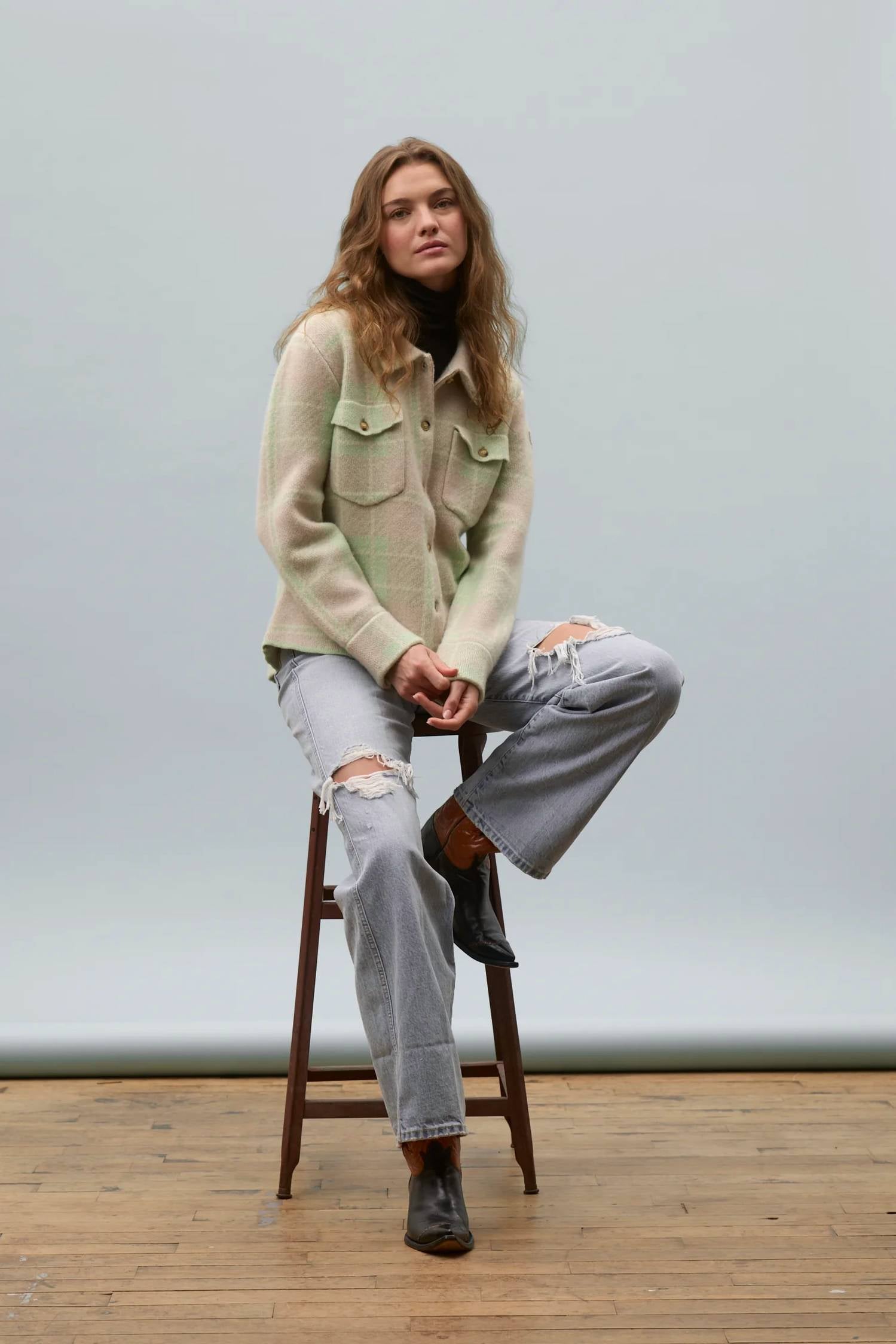 Powder Puff Collection - Cashmere Work Shirt