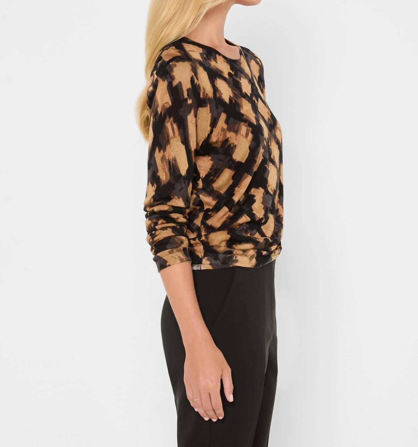 Nic + Zoe - Glowy Check Sweater